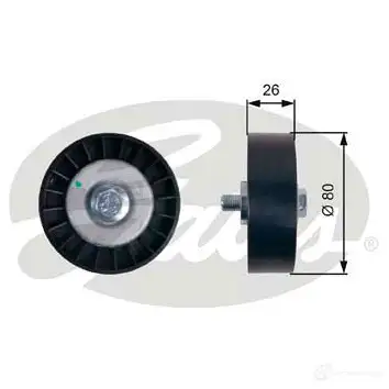 Обводной ролик приводного ремня GATES X8W 6R 411531 t36404 5414465998393