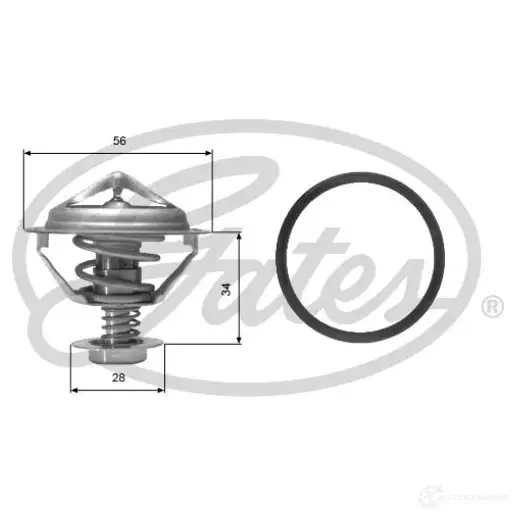 Термостат ож GATES 5412571987843 th05682g1 F M2X6 412902 изображение 0