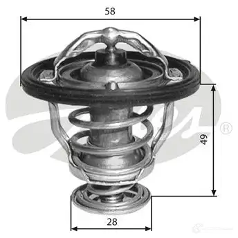 Термостат ож GATES th33682g1 413187 5414465444487 S93 V6ED изображение 0