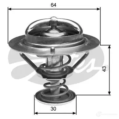 Термостат ож GATES 4HU2 C th27088g1 5414465448829 413115 изображение 0