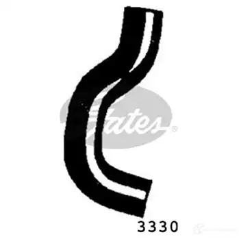 Патрубок радиатора, шланг GATES 404889 5412571017649 3330 Y5YE 7