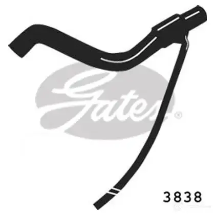 Патрубок радиатора, шланг GATES 405311 SCI4Q 84 5414465153471 3838