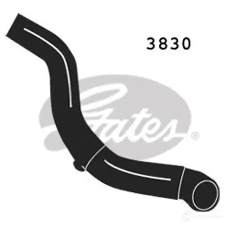 Патрубок радиатора, шланг GATES 405270 5414465132551 VGSJR WW 3830