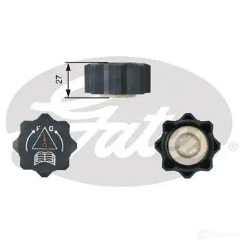 Крышка расширительного бачка GATES 5414465639951 411149 Q 75V49H rc210