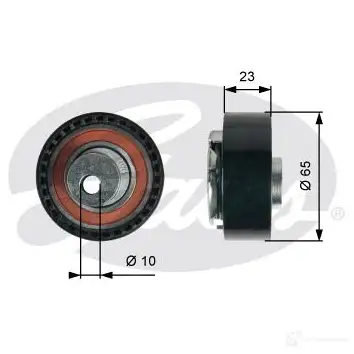 Натяжной ролик ГРМ GATES 8 ILCQ t43228 5414465942761 412826 изображение 0