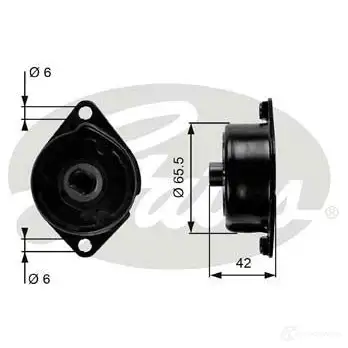 Натяжной ролик приводного ремня GATES t39090 5414465866371 EW82 I 412094
