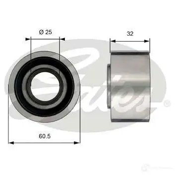 Натяжной ролик приводного ремня GATES t39091 412095 737Z M 5414465866388 изображение 0