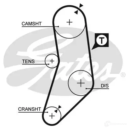 Ремень ГРМ GATES 405814 5077 5412571003109 R3RR OD изображение 4