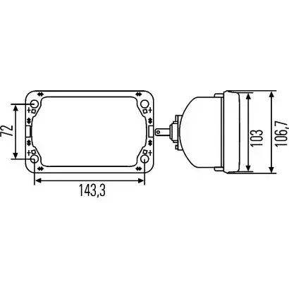 Вставка фары, основная фара HELLA 7IKD C 62V2A49 1AB 006 277-157 11311