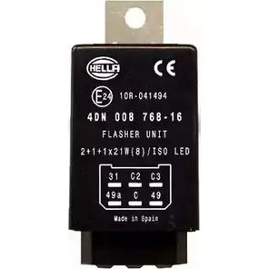 Прерыватель указателей поворота HELLA 4DN 008 768-167 O2DNQR XKW UDKJ 19124 изображение 0