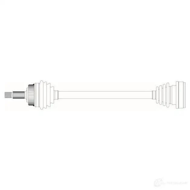 Приводной вал GENERAL RICAMBI WW3060 R WW1CI 2490610