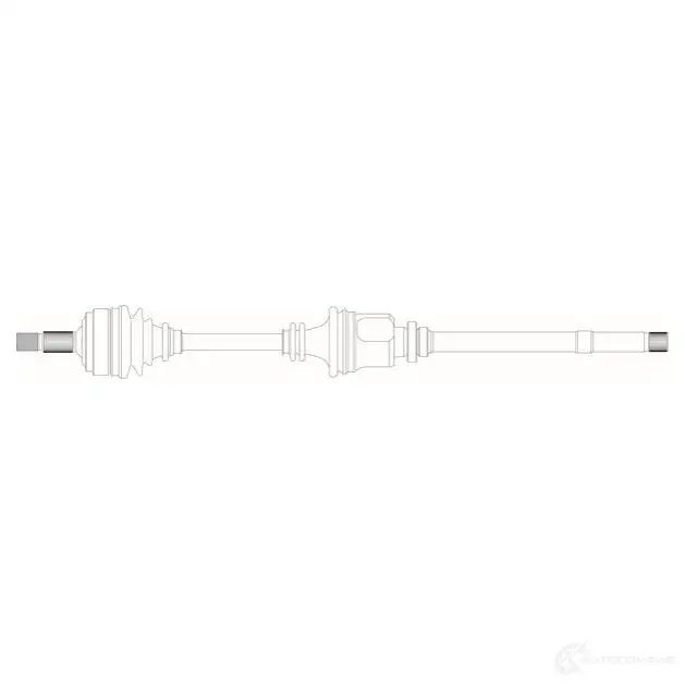 Приводной вал GENERAL RICAMBI 2485883 NUJ JLW PE3090 изображение 0
