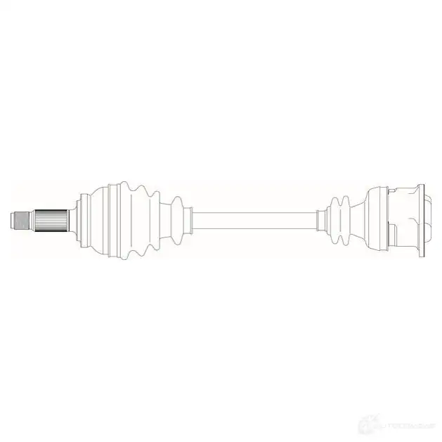 Приводной вал GENERAL RICAMBI RV3067 LVOJ4 N3 2488117 изображение 0
