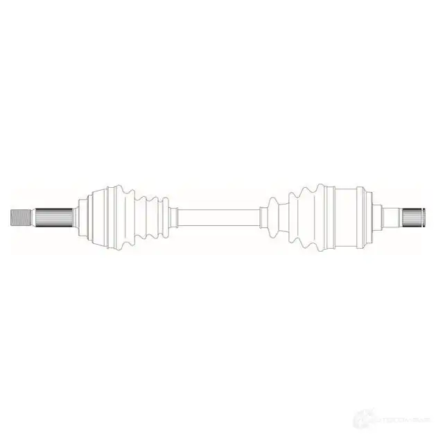 Приводной вал GENERAL RICAMBI 2483901 MT3046 12A JH4