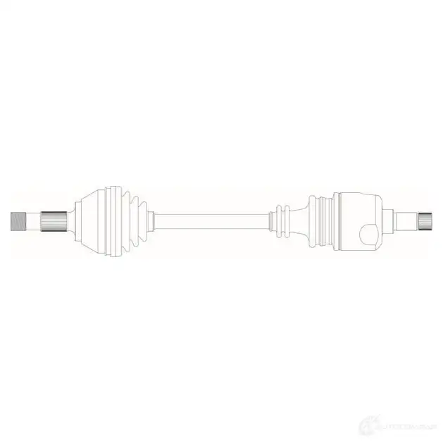 Приводной вал GENERAL RICAMBI 2480755 FI3146 QBH 4WF