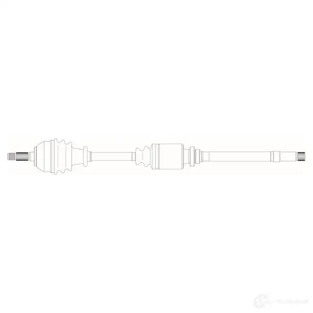 Приводной вал GENERAL RICAMBI 4C2 GRC1 PE3051 2485855 изображение 0