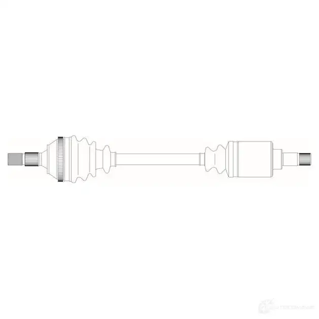 Приводной вал GENERAL RICAMBI 2485890 4X229 V9 PE3101 изображение 0