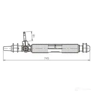Рулевая рейка GENERAL RICAMBI T SURFRL 2485421 OP4036