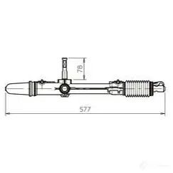 Рулевая рейка GENERAL RICAMBI 2480016 CI4041 Z FVBZE5 изображение 0