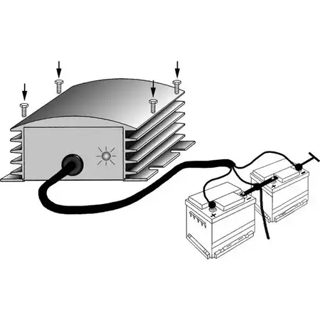 Устройство для контроля, напряжение аккумулятора HELLA 8ES 008 124-001 37721 I BDHU 1NON808