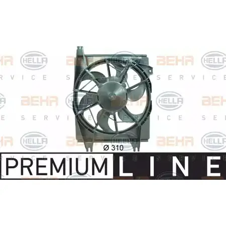 Вентилятор, конденсатор кондиционера HELLA 8EW 351 034-541 GK4ZE 38123 _BEHR HELLA SERVICE_