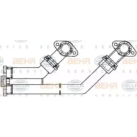 Трубопровод, теплообменник HELLA XXA5GF 8FZ 351 314-291 42022 _BEHR HELLA SERVICE_