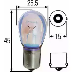 Лампа накаливания P21W 21 Вт 6 В HELLA 8GA002073061 42159 Z8Y2HGW P 21W