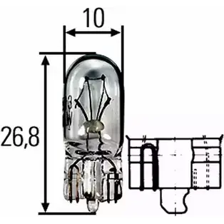 Лампа накаливания HELLA 42292 8GA008901241 4082300191868 3AEV 7