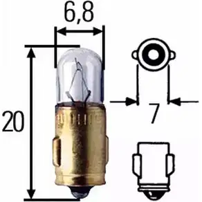 Лампа накаливания HELLA 42905 AYM67N 8GP002066121 0824 10