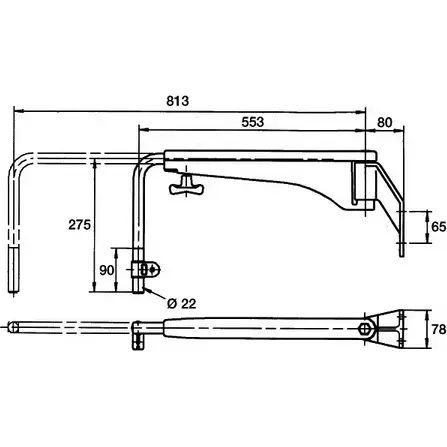 Кронштейн, наружное зеркало HELLA CEKIZ 8HG 501 266-032 43140 2YC1 9X