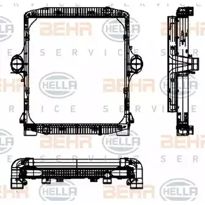 модуль охлаждения HELLA 46178 _BEHR HELLA SERVICE_ 8MK 376 722-181 K1SOQ