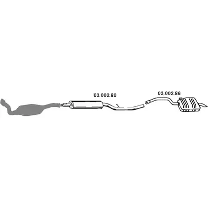 Система выпуска ОГ EBERSPACHER 81654 JU8BEW E1PB Y2F 032188 изображение 0
