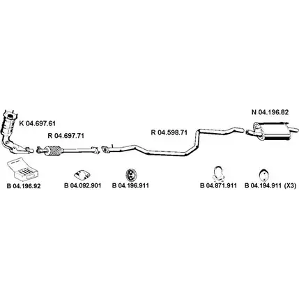 Система выпуска ОГ EBERSPACHER 82093 G1S07Y 042021 GBK G4AB изображение 0