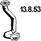 Выхлопная труба глушителя EBERSPACHER 84888 YYB82 13.8.53 QU FWO изображение 0