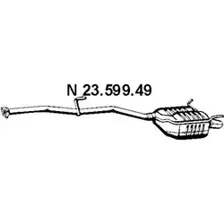 Задний глушитель EBERSPACHER OIOK53 Z 433T3O5 86870 23.599.49