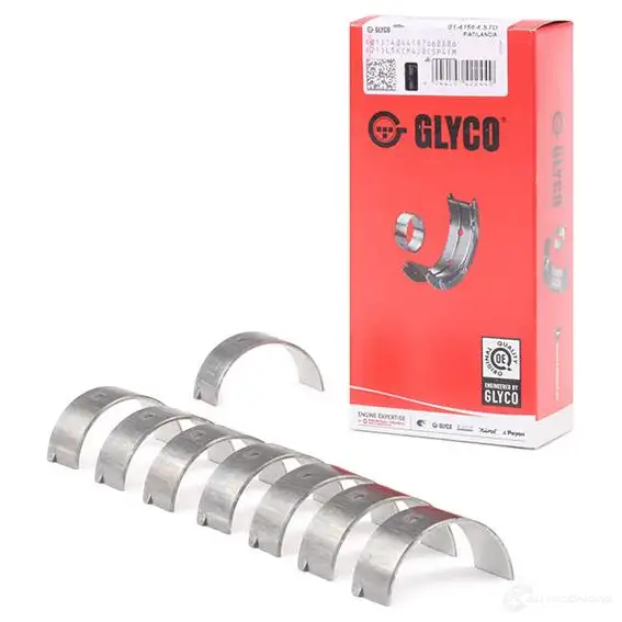 Шатунные вкладыши GLYCO 1774888 01 -4154/4 51J90 01-4154/4 STD изображение 1