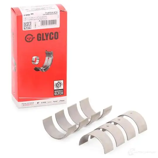 Шатунные вкладыши GLYCO 49WHCL 71-4033/4 STD 1777006 71-4 033/4 изображение 0