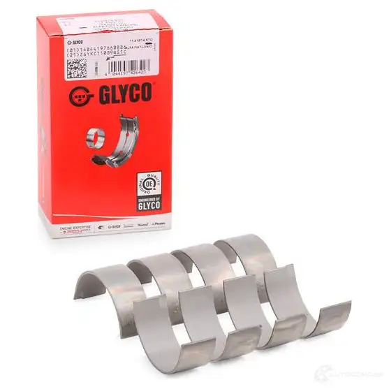 Шатунные вкладыши GLYCO G8RZNU 1777090 71-4157/4 STD 71-415 7/4 - Изображение 1
