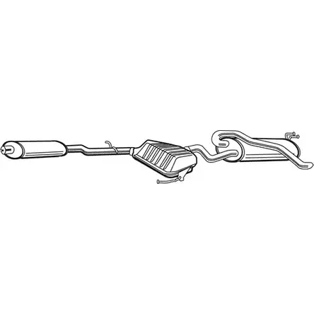 Задний глушитель Walker 128580 XH3 JCTE UCPVXBK 21466