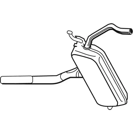 Задний глушитель Walker EEOM 0JE 21470 JUBY2EW 128583 изображение 0