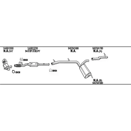 Система выпуска ОГ Walker 8LOZP 137482 HBQI9 G FIK012207B изображение 0