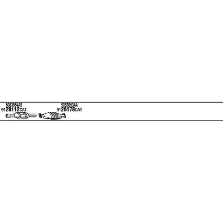 Система выпуска ОГ Walker ODYUN MMZ 1N4 139549 JEH04601 изображение 0