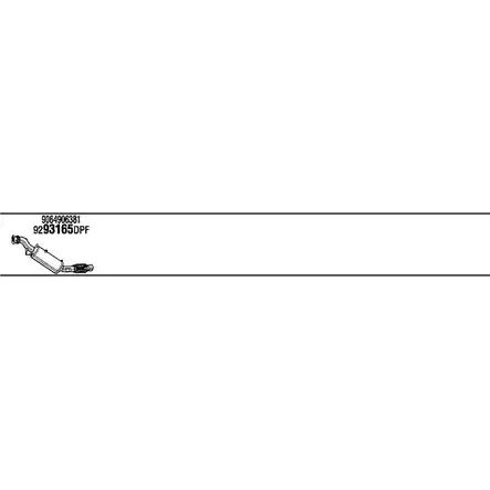 Система выпуска ОГ Walker X X005V MBK015965A 140990 OMYJCC изображение 0