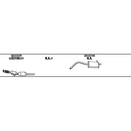 Система выпуска ОГ Walker Z 6RW2PB 46JGXRR REK008842CA 145766 изображение 0