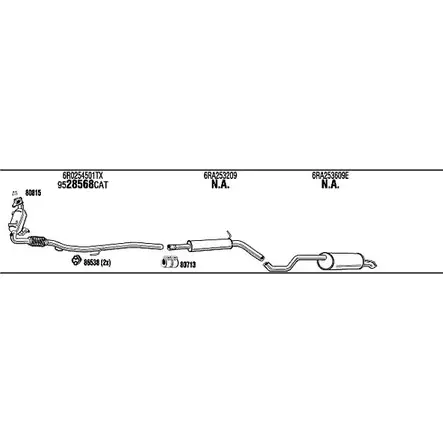 Система выпуска ОГ Walker DY18QX O9 5SO 147456 SKK039231 изображение 0