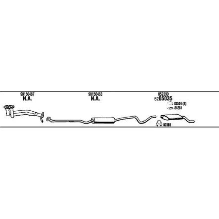 Система выпуска ОГ Walker VH20066B DM IGMS3 70Y62X 148069