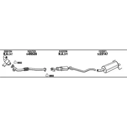 Система выпуска ОГ Walker QZ17VB5 S3 27P4 VHH19135BB 148620 изображение 0