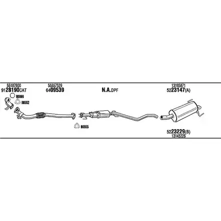 Система выпуска ОГ Walker R2SERN5 3 UB7F VHT19425B 148974 изображение 0