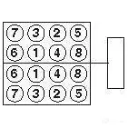Болты ГБЦ, головки блока цилиндров GOETZE LWR2L PU 2289009b 1423274598
