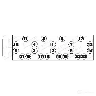 Болты ГБЦ, головки блока цилиндров GOETZE 2215017b 700313 SOQ R41E 0692780015918 изображение 1